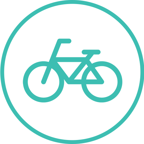 車・バイク・自転車通勤OKのイラスト